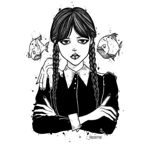 Bộ tranh tô màu Wednesday chất lượng nhất