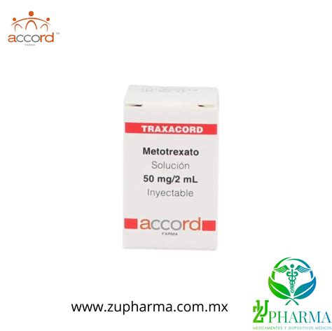 Traxacord Mg Ml Metotrexato Soluci N Inyectable Zupharma