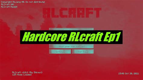 Hardcore RLcraft Ep 1 YouTube