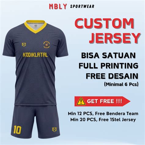 Jual Morgan Baileys Jersey Futsal Custom Jersey Jersy Kaos Baju Stelan