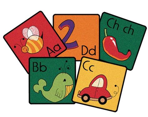 Spanish Alphabet Blocks Kit Square Set of 30 | CFK3230 | Carpets for Kids