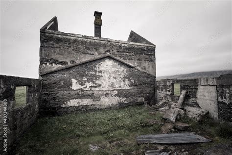 Das verlassene Wohnhaus Dagverðará auf der Halbinsel Snæfellsnes im