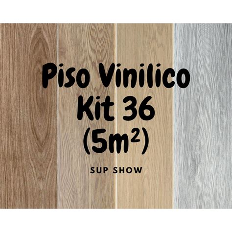 Kit Piso Vinilico Pvc Madeira Autocolante X R Gua