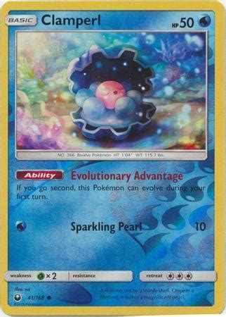 ESP Clamperl 41 168 Common Reverse Holo Playset