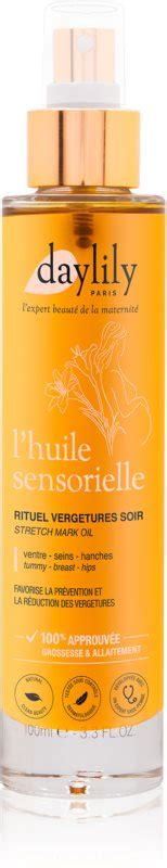 Daylily Stretch Mark Oil huile pour le corps pour prévenir et réduire