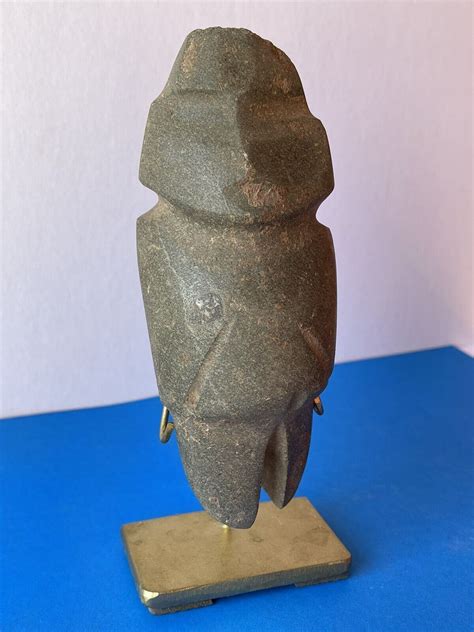 Ancient Precolumbian Mezcala Mayan Olmec Stone Figure Ebay