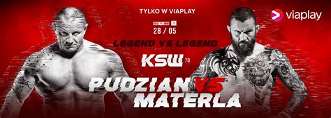 KSW70 walka Pudzianowski vs Materla Transmisja na żywo tylko w