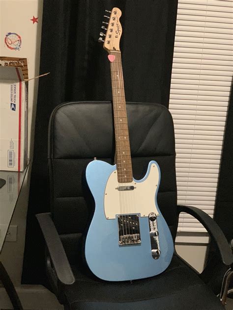 Squier Bullet Telecaster Limited Edition Lake Placid Blue Artofit