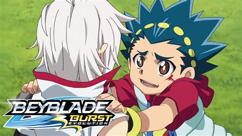 BEYBLADE BURST EVOLUTION The Showdown Between Valt And Shu YouTube