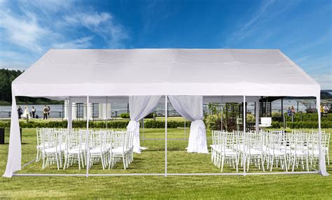 YITAHOME Outdoor White Party Tent with Windows | Wayfair