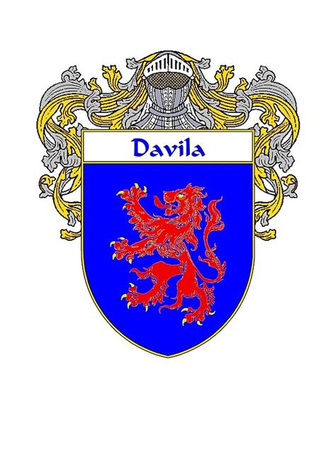 " Davila Coat of Arms/Family Crest" Greeting Cards by William Martin ...