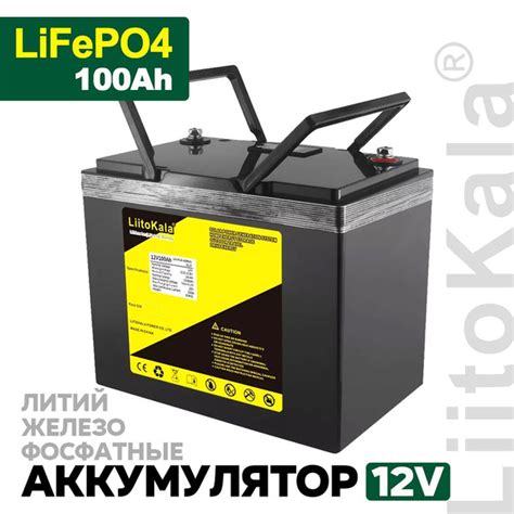 Литий-железо-фосфатные аккумуляторы LiitoKala 12 В/ LiFePO4 (LFP) 12 V ...