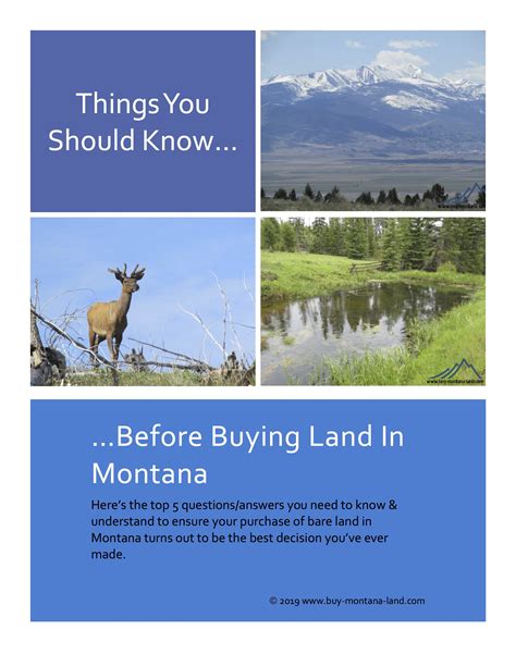 Things You Should Know Before Buying Land in Montana – Buy Montana Land
