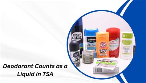 Deodorant As A Liquid Tsa Everything You Need To Know Tsa Precheck