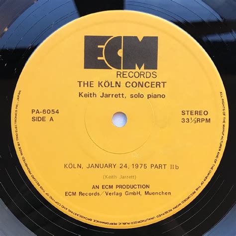 Yahooオークション Lp Keith Jarrett The Koln Concert 国内盤 2