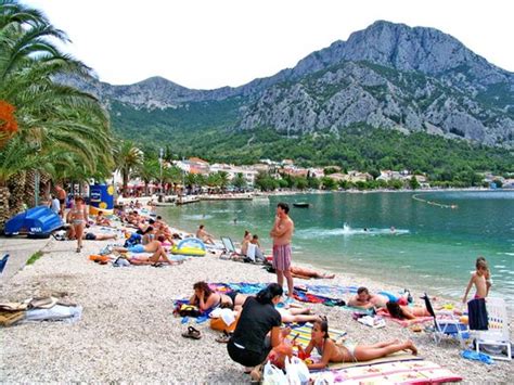 Plaża Gornja Vala Gradac Plaże W Chorwacji