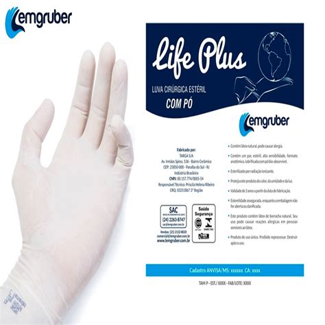 Luva Cir Rgica Life Plus Lemgruber P Pares Shopee Brasil