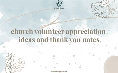 91+ Church volunteer appreciation ideas and thank you notes