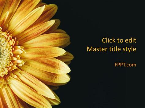 Free Flower Powerpoint Template Free Powerpoint Templates