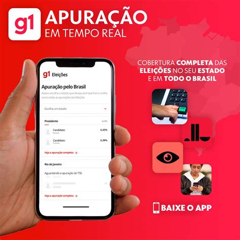 g1 on Twitter Acompanhe a apuração em tempo real a partir das 17h