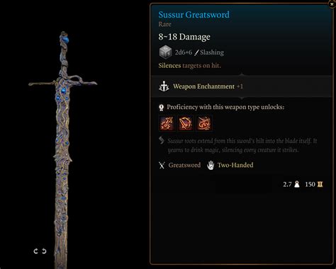 Baldur's Gate 3 - Sussur Greatsword - New Look - Patch 4 - Larian Studios - Kazuliski : r/Kazuliski