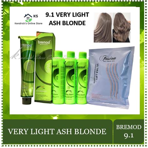 Bremod Hair Color Package Very Light Ash Blonde Hair Care