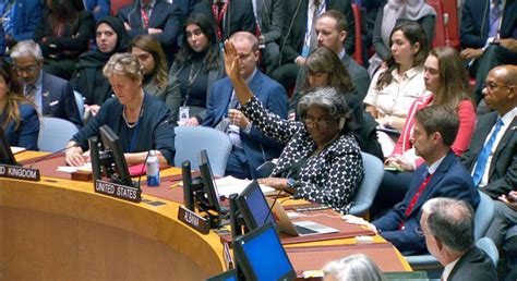 Israel Gaza Crisis Us Vetoes Security Council Resolution Un News