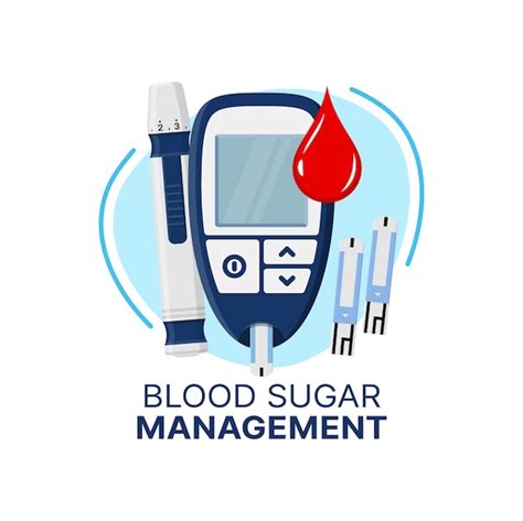 Premium Vector Blood Sugar Management Icon Vector Diabetes Care