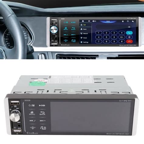 CHE récepteur stéréo de voiture simple DIN Autoradio à écran Tactile