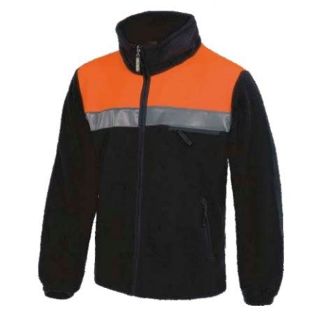 Chaqueta Polar Combinada Con Cintas Reflectantes La Tienda Del Obrero