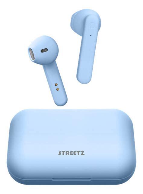 Streetz True Wireless Semi In Ear Earbuds With Charging Case Bluetooth