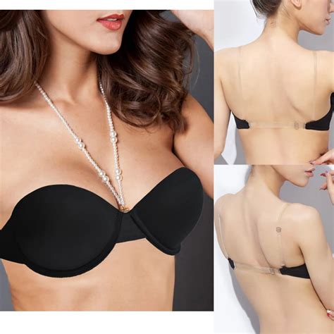 Sexy Wedding Underwear Super Padded Push Up Bra Invisible Transparnt