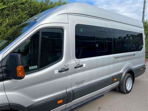 Used 2014 Ford Transit Tdci 460 Trend 22 Minibus 17 Seats Twin Rear Wheel Silver For Sale