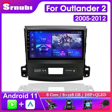 Srnubi 2Din Android 11 Car Radio For Mitsubishi Outlander 2 2005 2012