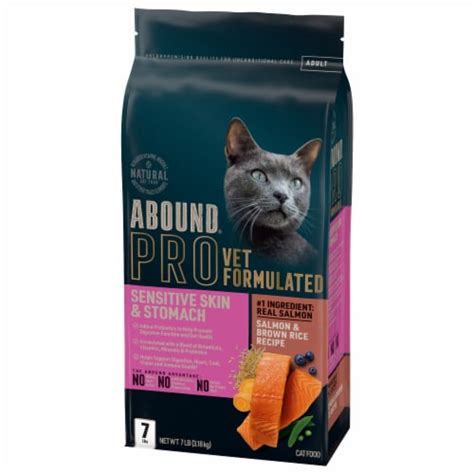 Abound® Pro Sensitive Skin And Stomach Dry Cat Food Recipe 7 Lb Fry