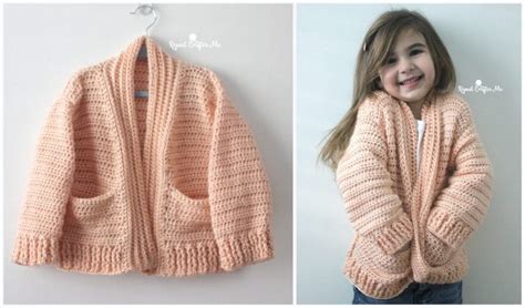 Chill Time Child’s Cardigan Free Crochet Pattern - Your Crochet