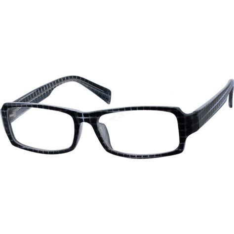 Black Rectangle Glasses 337921 Zenni Optical Zenni Optical Zenni