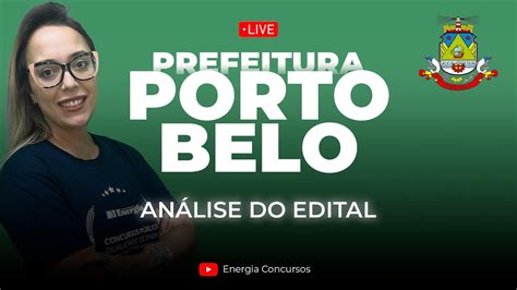 Concurso Prefeitura De Porto Belo Sc An Lise Do Edital Youtube