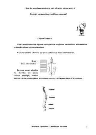 Cartilha orientações posturais PDF