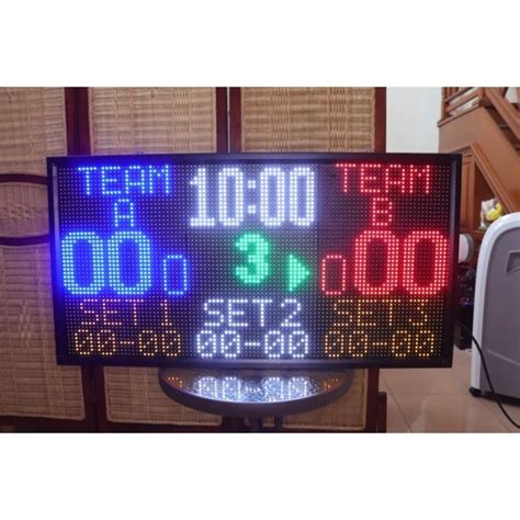 Jual Score Board Volly Papan Skor Digital Voli Scoreboard Wireless