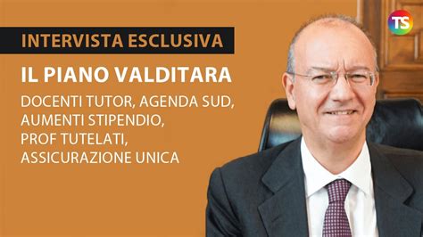 Il Piano Valditara Docenti Tutor Agenda Sud Aumenti Stipendio Prof