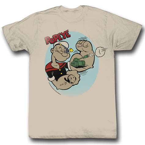 Popeye Shirt Tattoos Adult Dirty White T Shirt Tee Popeye Shirts