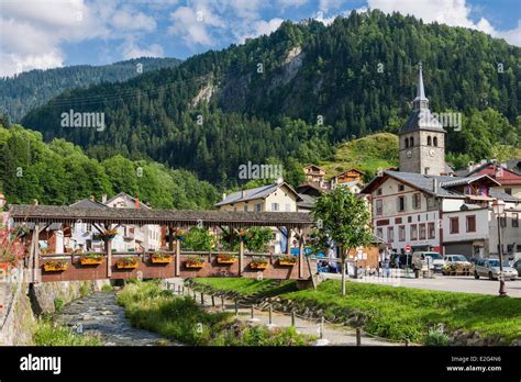 France Savoie Beaufortain massif Beaufort or Beaufort-sur-Doron Stock