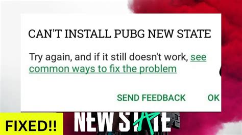 Fix Try Again And If It Still Doesn T Work Can T Install New State In