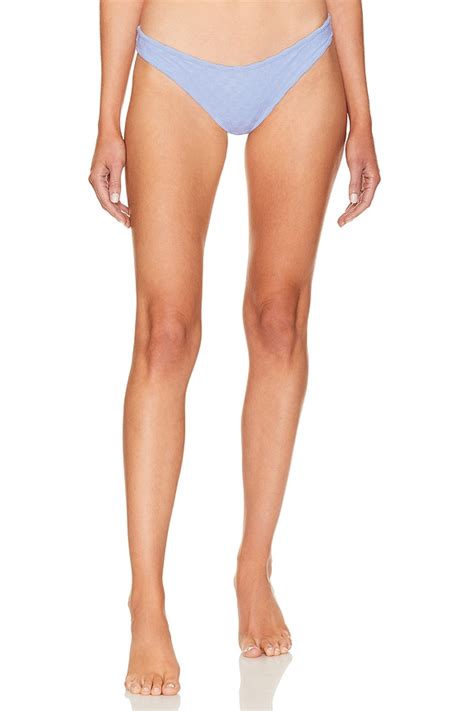 PQ Basic Ruched Teeny Bikini Bottom In Dockside REVOLVE