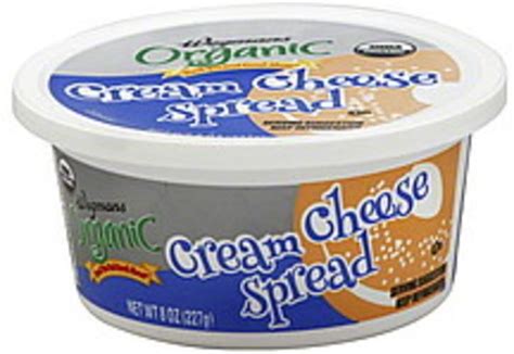 Wegmans Organic Cream Cheese Spread - 8 oz, Nutrition Information | Innit