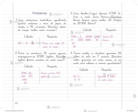 CADERNO DO FUTURO 5 ANO MATEMÁTICA PROFESSOR Atividades de Matemática