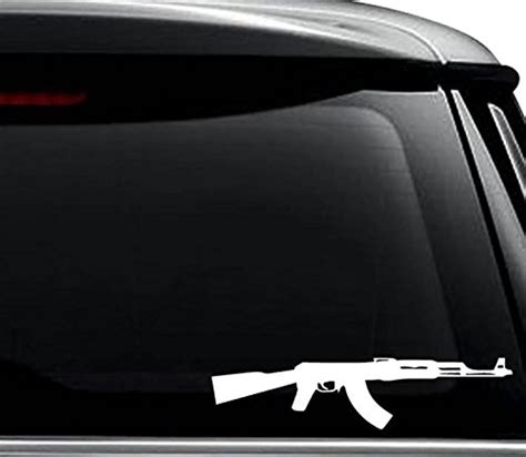 Buy AK-47 Assault Kalashnikov Decal Sticker For Use On Laptop, Helmet, Car, Truck, Motorcycle ...