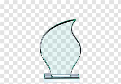 Poly Acrylic Trophy Award Glass Transparent PNG