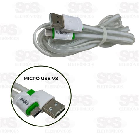 Cabo Micro Usb V Metros A Emborrachado Inova Cbo